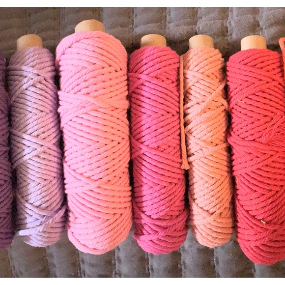 Macrame Mermaid Tail Keychains | Made to Order - Picture 3 of 7